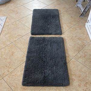 Two Threshold (20x30) Dark Grey Bath Mat